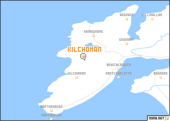 map of Kilchoman