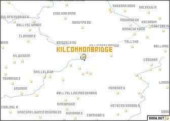 map of Kilcommon Bridge