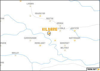 map of Kildare