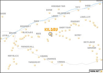 map of Kildav