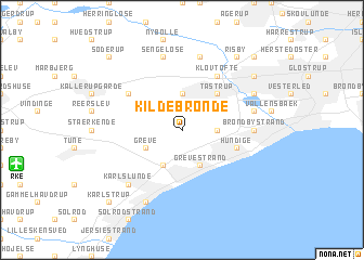 map of Kildebrønde