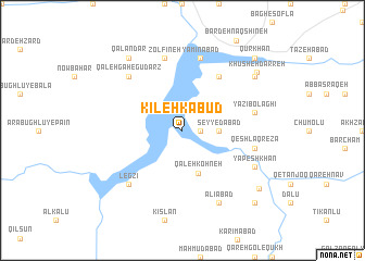 map of Kīleh Kabūd