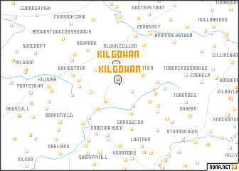 map of Kilgowan