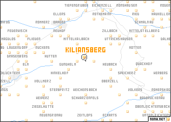 map of Kiliansberg