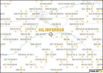 map of Kiliansroda