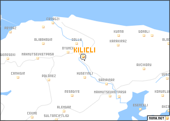 map of Kılıçlı