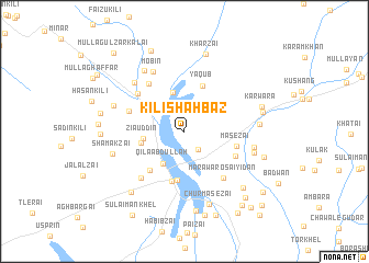 map of Kili Shāhbāz