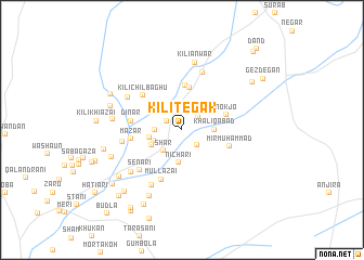 map of Kili Tegak