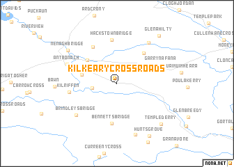 map of Kilkeary Cross Roads