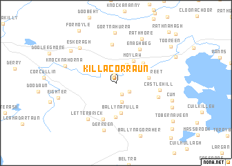 map of Killacorraun