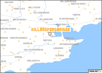 map of Killangford Bridge