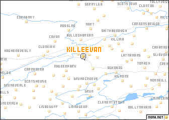 map of Killeevan