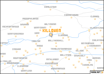 map of Killowen