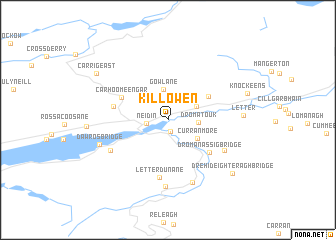 map of Killowen