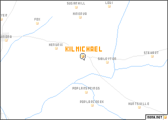 map of Kilmichael