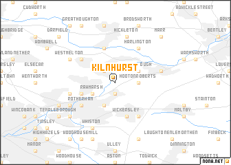 map of Kilnhurst