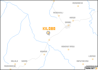 map of Kiloba