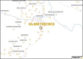 map of Kilómetro Cinco