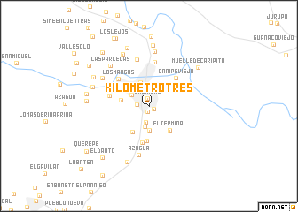 map of Kilómetro Tres