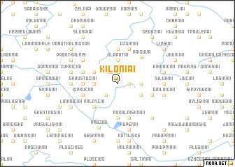 map of Kiloniai