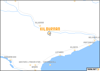 map of Kilournan