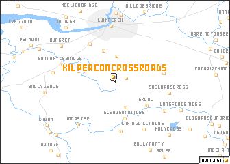 map of Kilpeacon Cross Roads