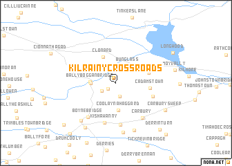 map of Kilrainy Cross Roads