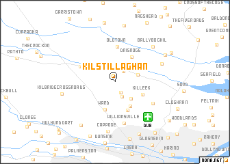 map of Kilstillaghan