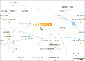 map of Kilʼyanovka