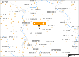 map of Kimbach