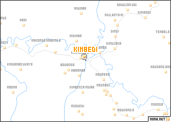 map of Kimbédi