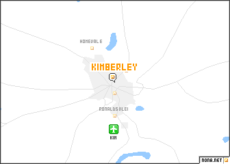 map of Kimberley