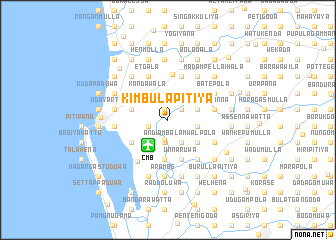 map of Kimbulapitiya