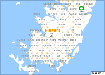 map of Kimbuni