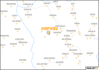map of Kimfikou