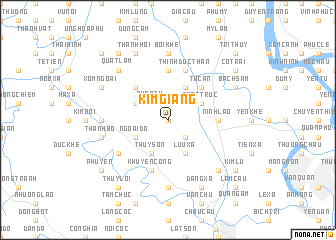 map of Kim Giang