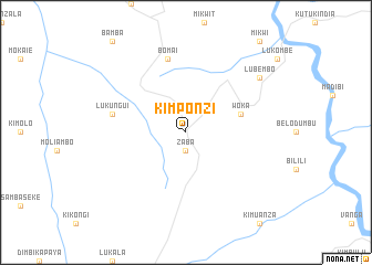 map of Kimponzi