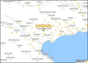 map of Kimssi-gol