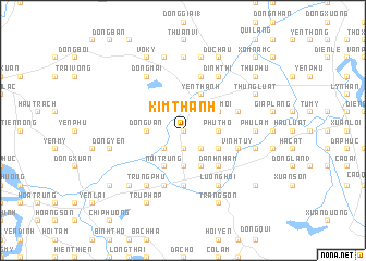 map of Kim Thành