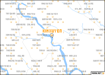 map of Kim Xuyên