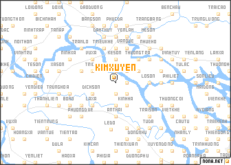 map of Kim Xuyên