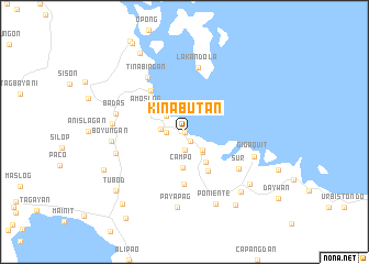 map of Kinabutan