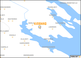 map of Kinahmo