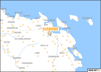 map of Kiñaman