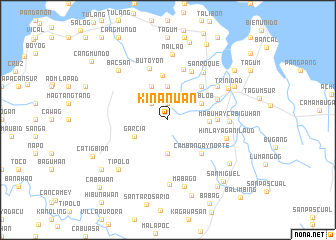 map of Kinanuan