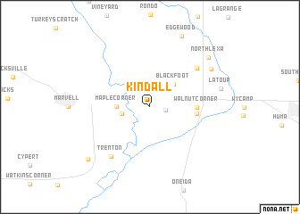map of Kindall