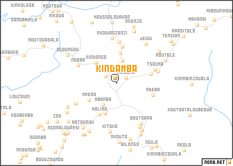 map of Kindamba