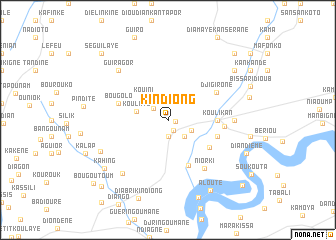 map of Kindiong