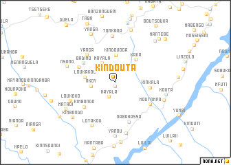 map of Kindouta