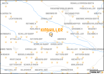 map of Kindwiller